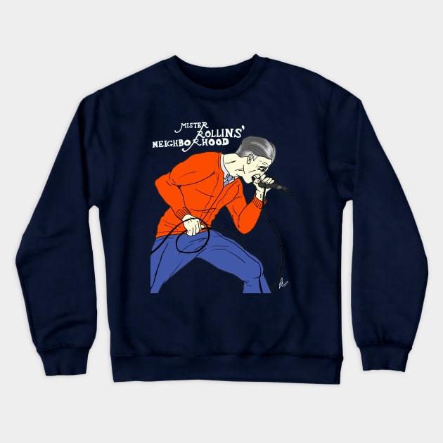 Mister Rollins Neighborhood Crewneck Sweatshirt by Corey Has Issues